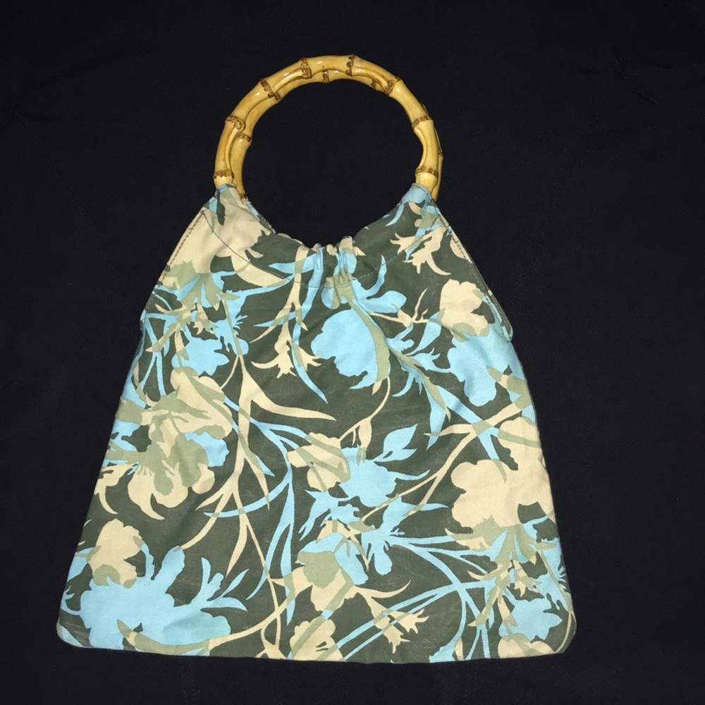 OLD NAVY Bamboo Floral Handbag